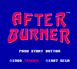 After Burner screenshot 3 for NES